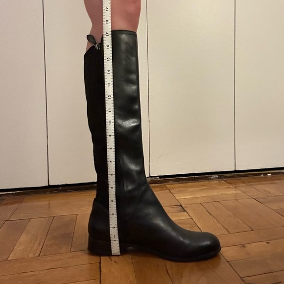 Franco Sarto Black Genuine Leather Riding Boot - New Condition - Picture 6 of 6